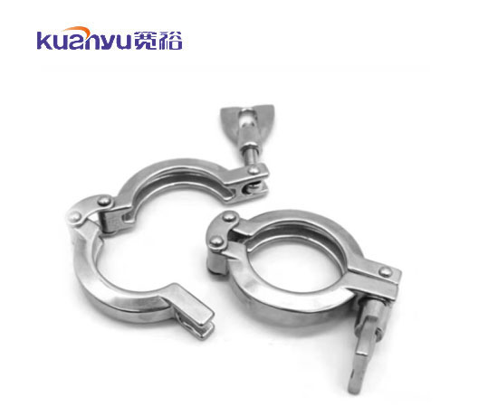 不銹鋼衛(wèi)生級(jí)雙銷(xiāo)對(duì)疊卡箍配圖